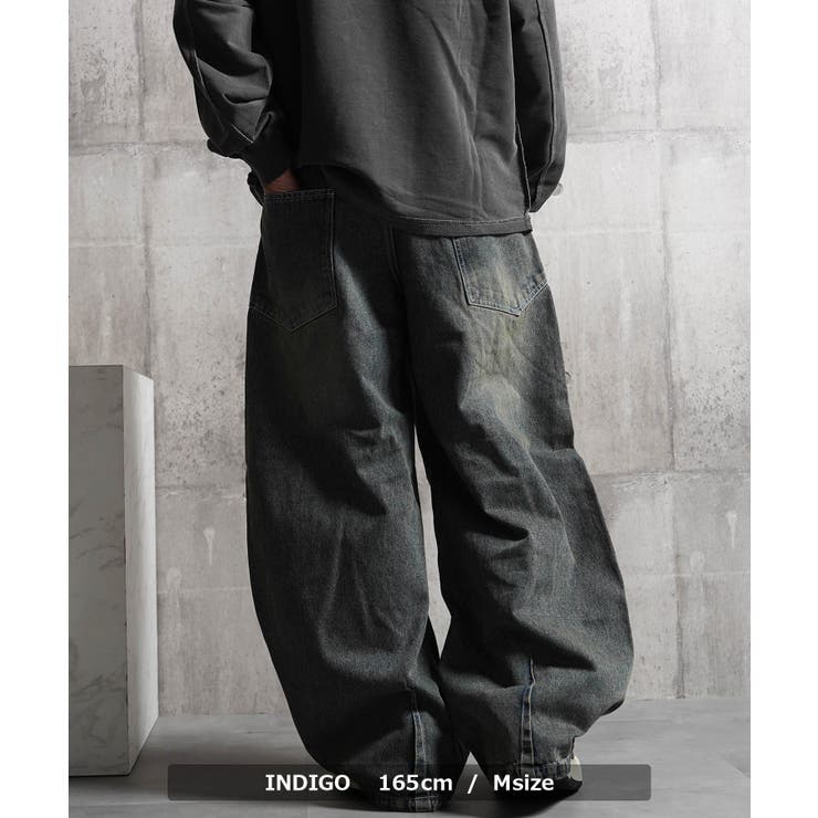 バレルレッグ ジーンズ メンズ | ONE 4 PREMIUM | 詳細画像14 