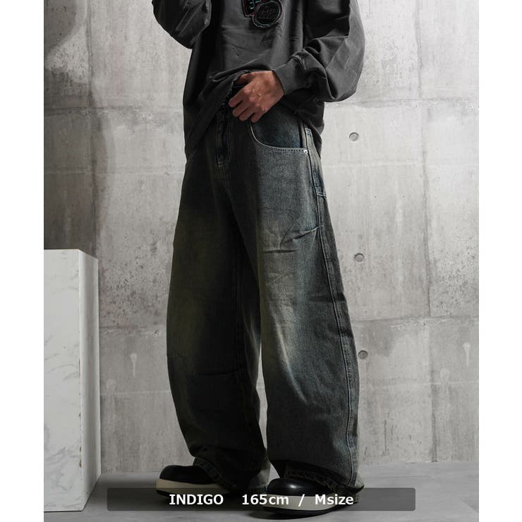 バレルレッグ ジーンズ メンズ | ONE 4 PREMIUM | 詳細画像15 