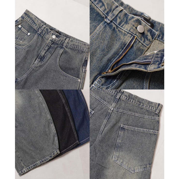 バレルレッグ ジーンズ メンズ | ONE 4 PREMIUM | 詳細画像17 