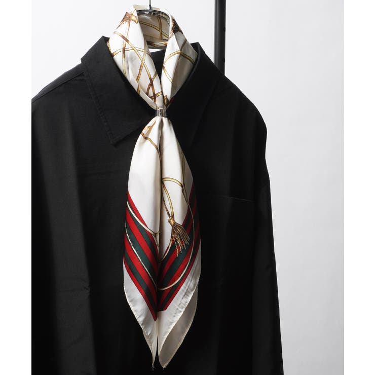 HERMES scarf tie スカーフ タイ ネクタイ ちかく 美品 