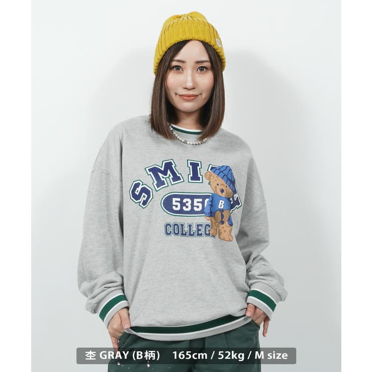 オーバーサイズ スウェット メンズ[品番：OCGW0002806]｜ONE 4