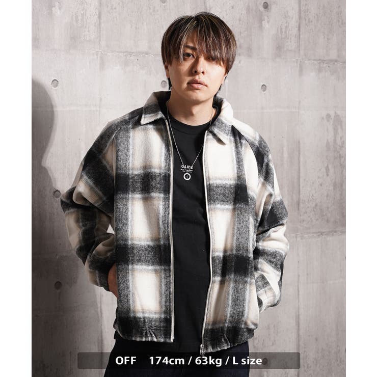 オンブレチェック ドルマンスリーブ ジャケット | ONE 4 PREMIUM | 詳細画像9 