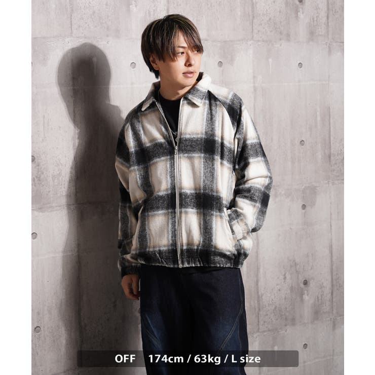 オンブレチェック ドルマンスリーブ ジャケット | ONE 4 PREMIUM | 詳細画像10 