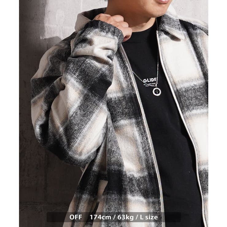 オンブレチェック ドルマンスリーブ ジャケット | ONE 4 PREMIUM | 詳細画像11 