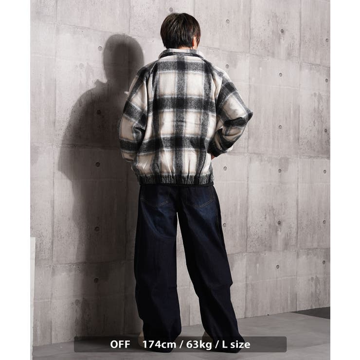 オンブレチェック ドルマンスリーブ ジャケット | ONE 4 PREMIUM | 詳細画像12 