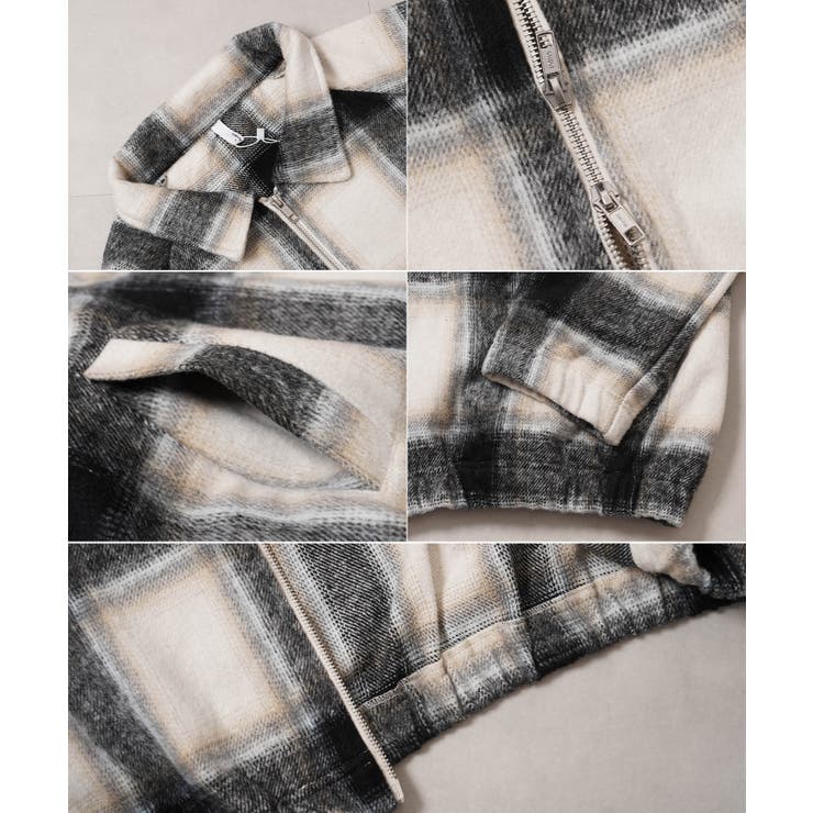 オンブレチェック ドルマンスリーブ ジャケット | ONE 4 PREMIUM | 詳細画像17 