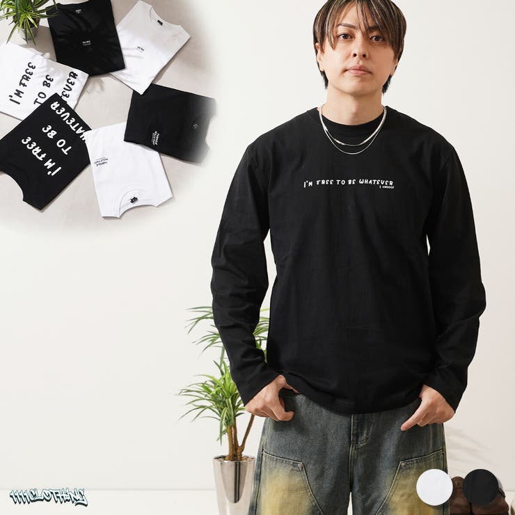 度詰め天竺 ロゴプリント ロンt | ONE 4 PREMIUM | 詳細画像1 