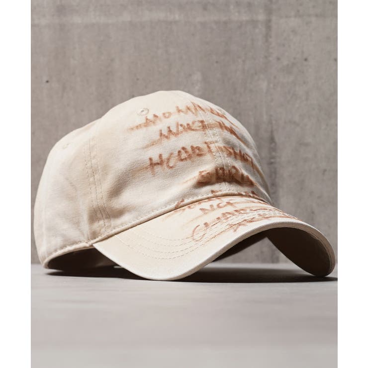 BEIGE | メッセージロゴ カーブキャップ ユニセックス | ONE 4 PREMIUM