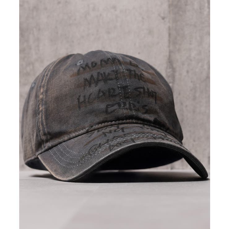 CHARCOAL | メッセージロゴ カーブキャップ ユニセックス | ONE 4 PREMIUM