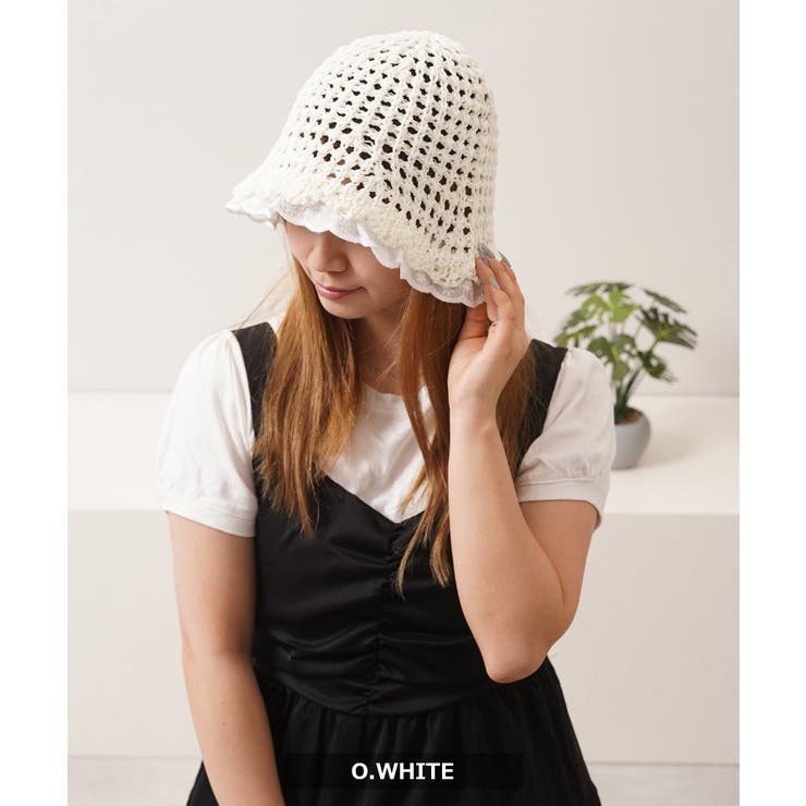 RNA 完売品！タグ付き　新品　インヤン　クロシェハット　ニット帽 ネイティブ柄 クロシェハット ニットハット[品番：OCGW0004267