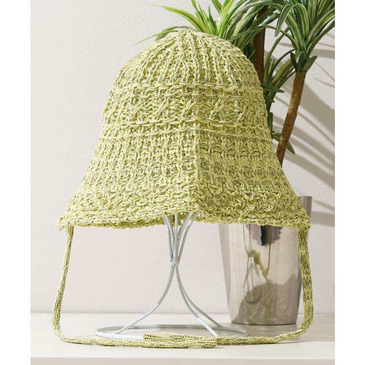 GREEN | リボン付き クロシェ 帽子 | ONE 4 PREMIUM