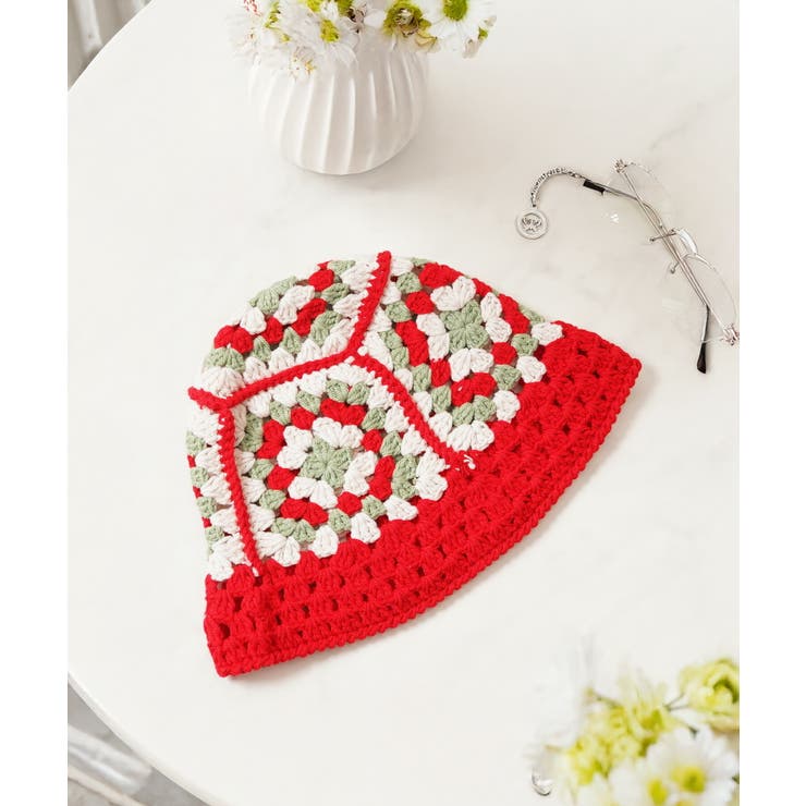 RED | カラフル 柄 クロシェ | ONE 4 PREMIUM