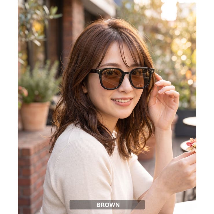 【1111clothing】ウェリントン カラーサングラス ケース付き | ONE 4 PREMIUM | 詳細画像9 