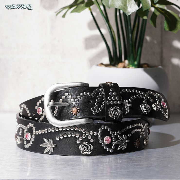 スタッズ ベルト ユニセックス | ONE 4 PREMIUM | 詳細画像1 