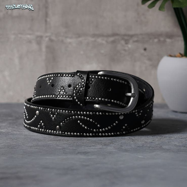 スタッズ ベルト メンズ[品番：OCGW0004397]｜ONE 4 PREMIUM（ワン