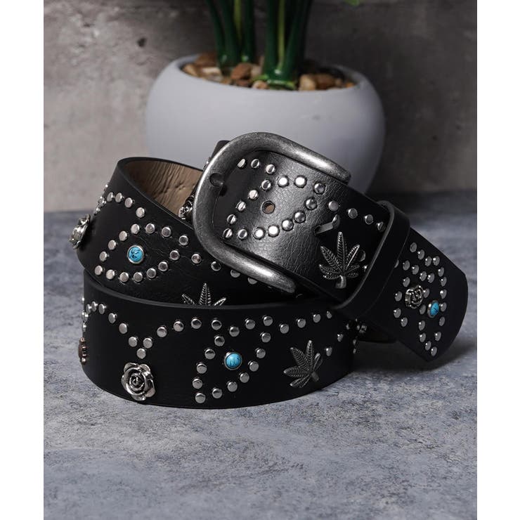 スタッズ ベルト メンズ | ONE 4 PREMIUM | 詳細画像12 