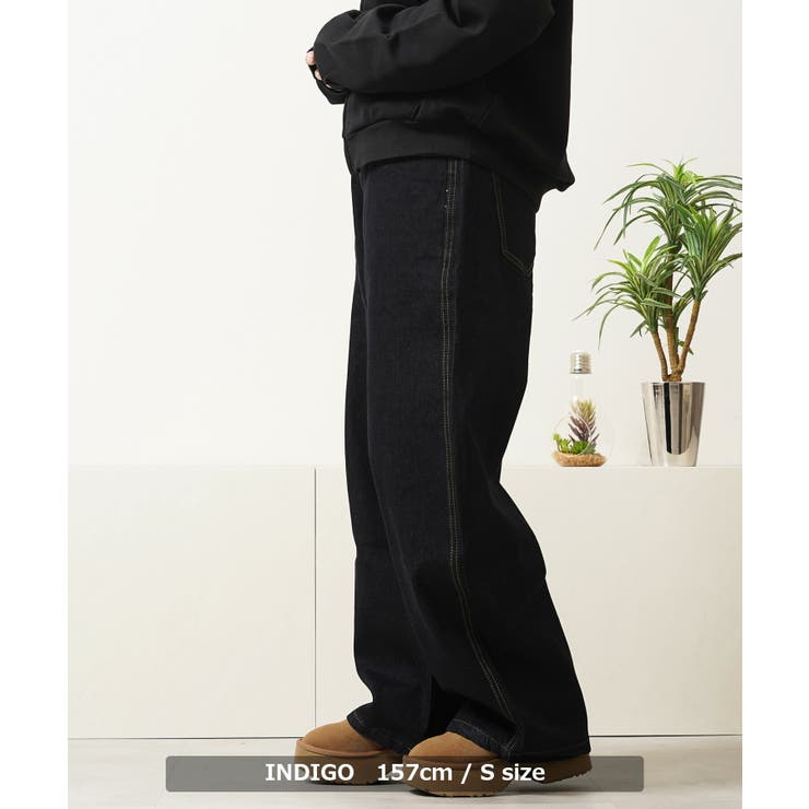 カーブパンツ デニム メンズ | ONE 4 PREMIUM | 詳細画像9 