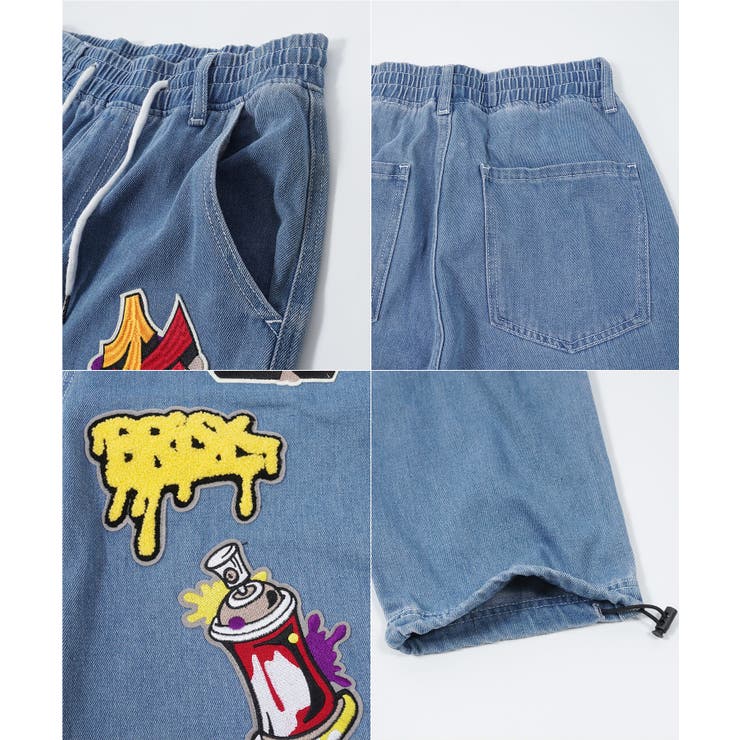 デニムパンツ メンズ ワイドパンツ[品番：OCGW0002923]｜ONE 4
