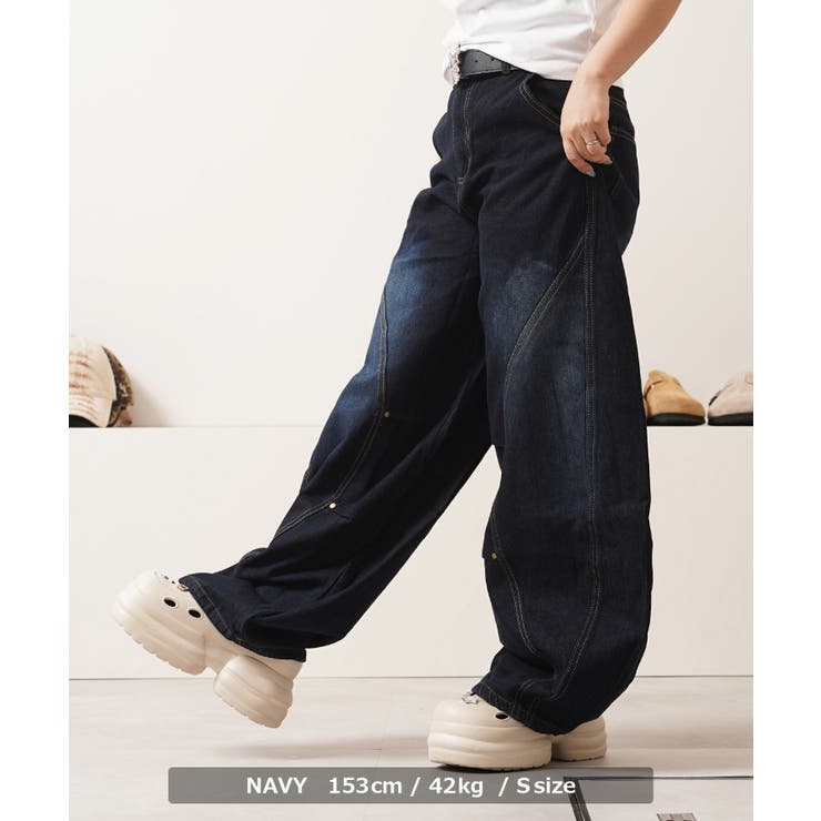 バレルレッグ パンツ メンズ | ONE 4 PREMIUM | 詳細画像8 