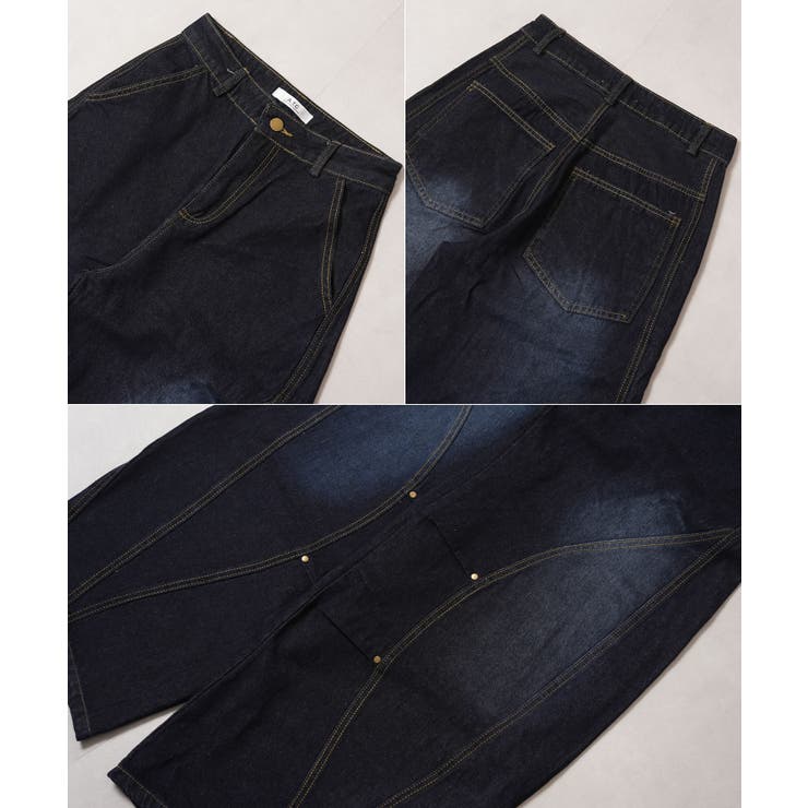 バレルレッグ パンツ メンズ | ONE 4 PREMIUM | 詳細画像4 