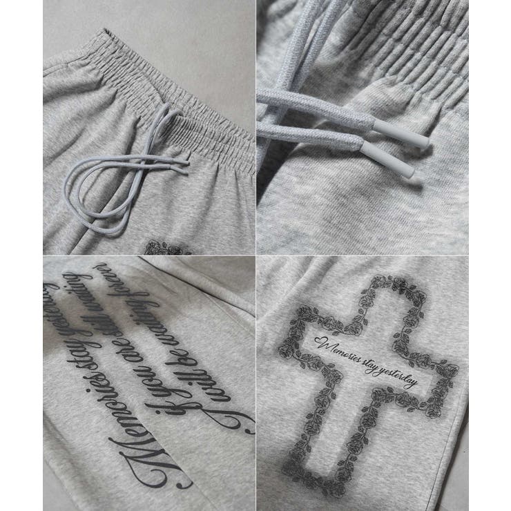 スプレー加工 ワイド スウェットパンツ | ONE 4 PREMIUM | 詳細画像13 