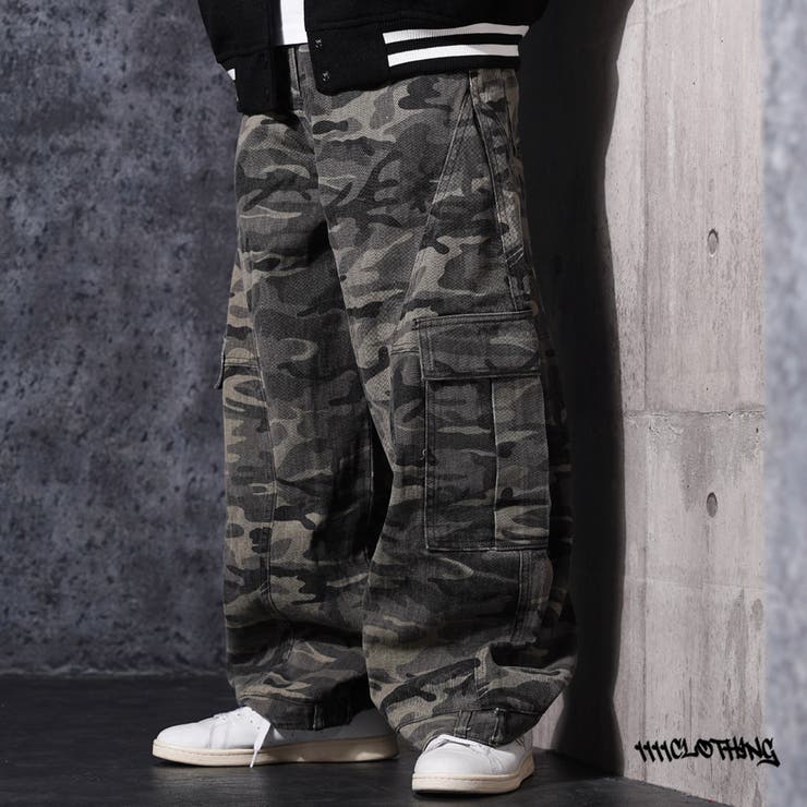 迷彩 カーゴパンツ メンズ | ONE 4 PREMIUM | 詳細画像1 