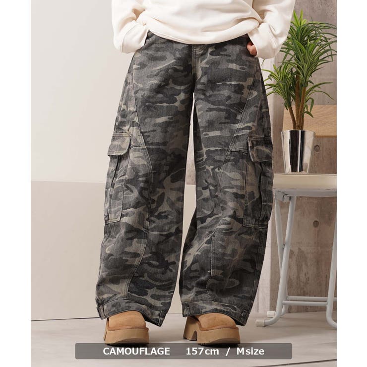 迷彩 カーゴパンツ メンズ | ONE 4 PREMIUM | 詳細画像5 