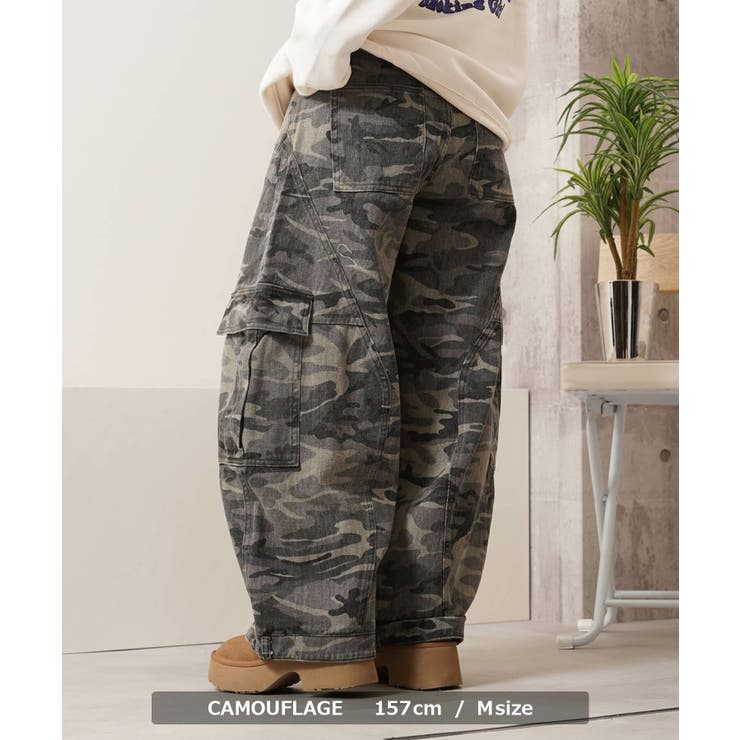 迷彩 カーゴパンツ メンズ | ONE 4 PREMIUM | 詳細画像6 