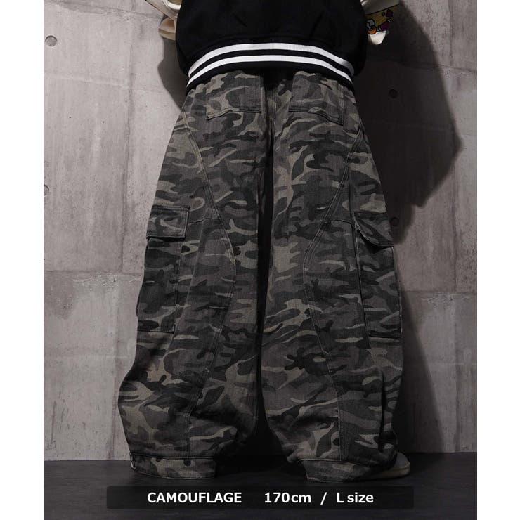 迷彩 カーゴパンツ メンズ | ONE 4 PREMIUM | 詳細画像13 