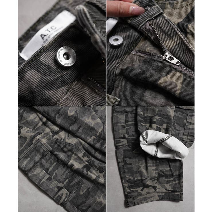 迷彩 カーゴパンツ メンズ | ONE 4 PREMIUM | 詳細画像18 