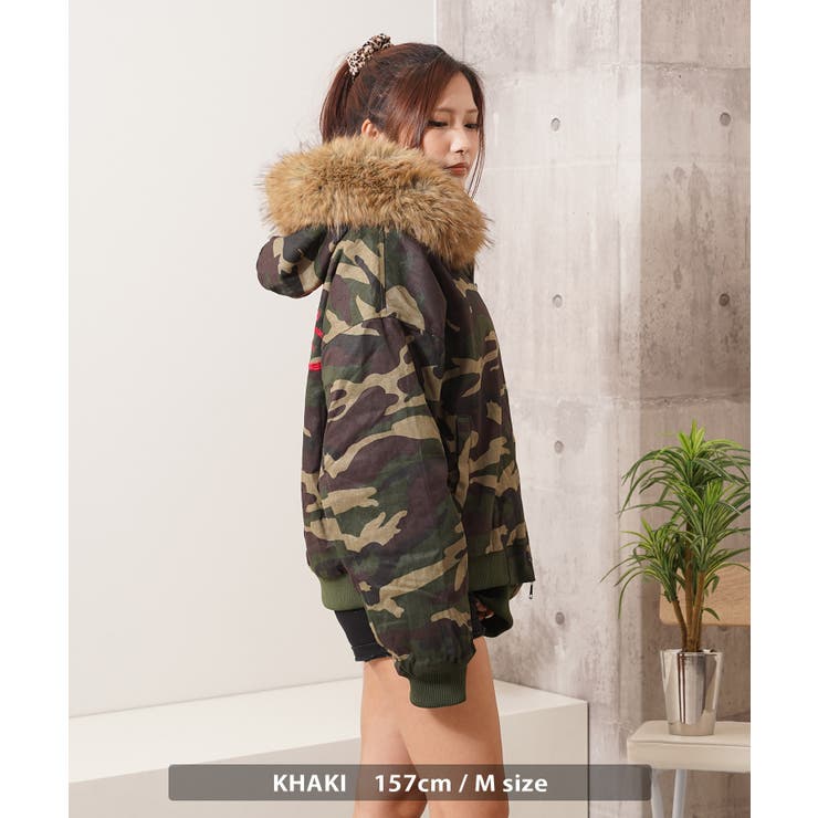 フードファー クロップド ジャケット[品番：OCGW0004554]｜ONE 4