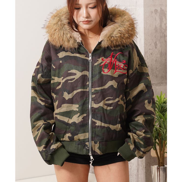 フードファー クロップド ジャケット[品番：OCGW0004554]｜ONE 4