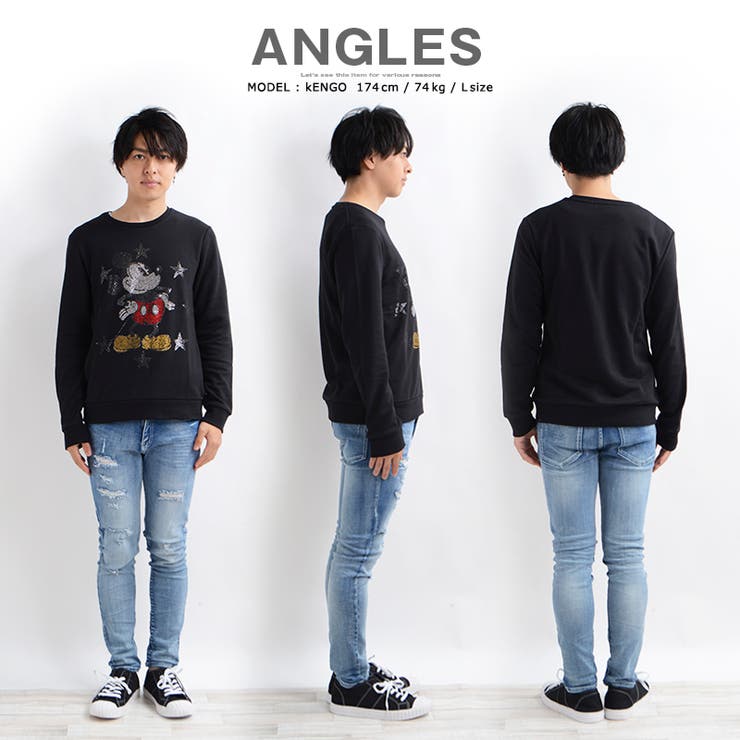 ミッキー トレーナー カップル[品番：OCGW0001128]｜ONE 4
