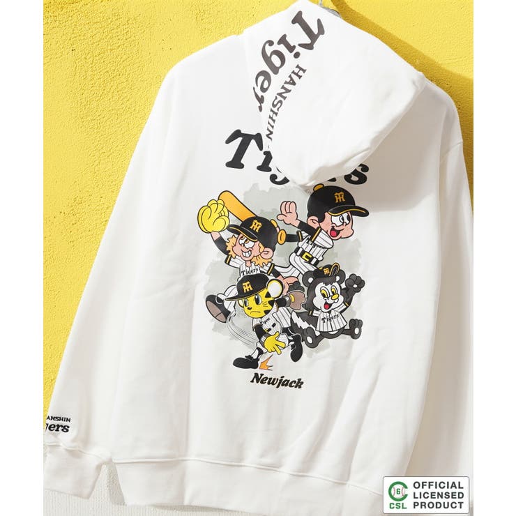 WHT-阪神 | プロ野球 パーカー メンズ | ONE 4 PREMIUM