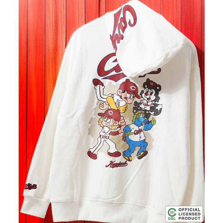 WHT-広島 | プロ野球 パーカー メンズ | ONE 4 PREMIUM