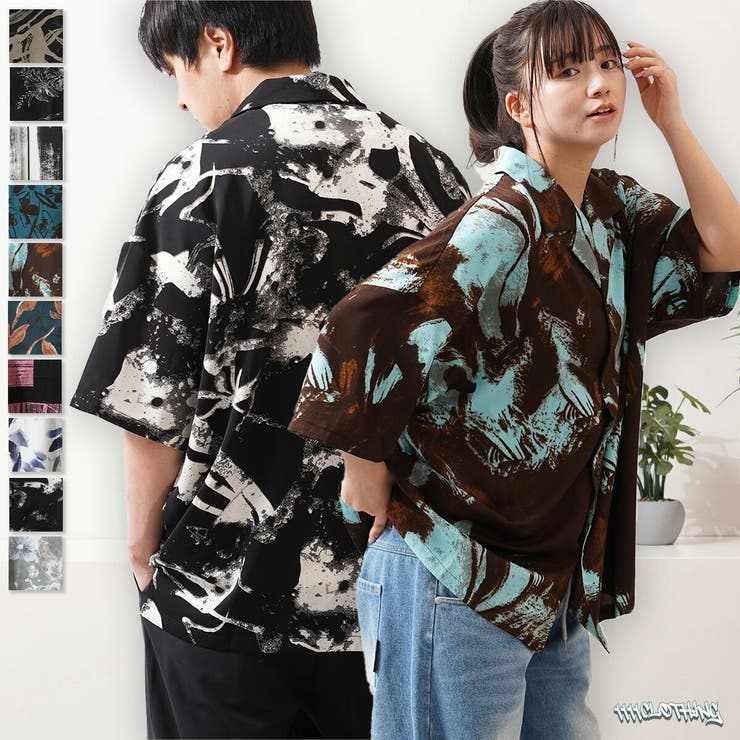 総柄 シャツ メンズ | ONE 4 PREMIUM | 詳細画像1 