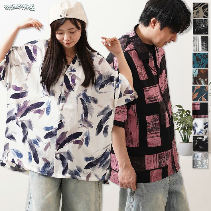 総柄 シャツ メンズ | ONE 4 PREMIUM | 詳細画像1 