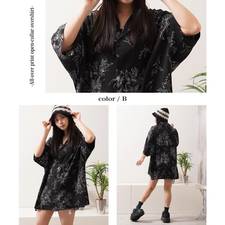 総柄 シャツ メンズ | ONE 4 PREMIUM | 詳細画像6 