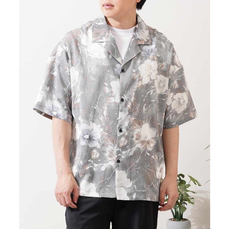 J | 総柄 シャツ メンズ | ONE 4 PREMIUM