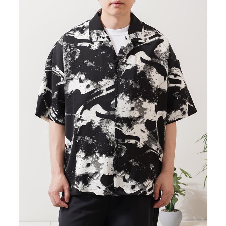 I | 総柄 シャツ メンズ | ONE 4 PREMIUM