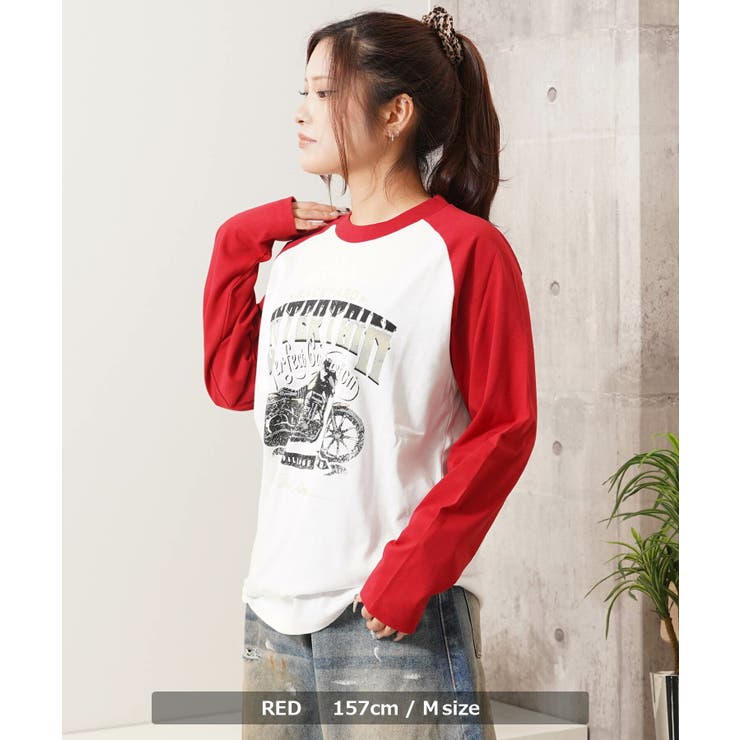 ラグラン ロングスリーブ Ｔシャツ | ONE 4 PREMIUM | 詳細画像10 