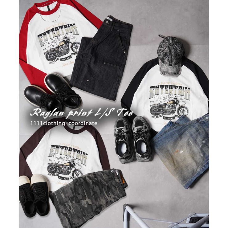 ラグラン ロングスリーブ Ｔシャツ | ONE 4 PREMIUM | 詳細画像18 