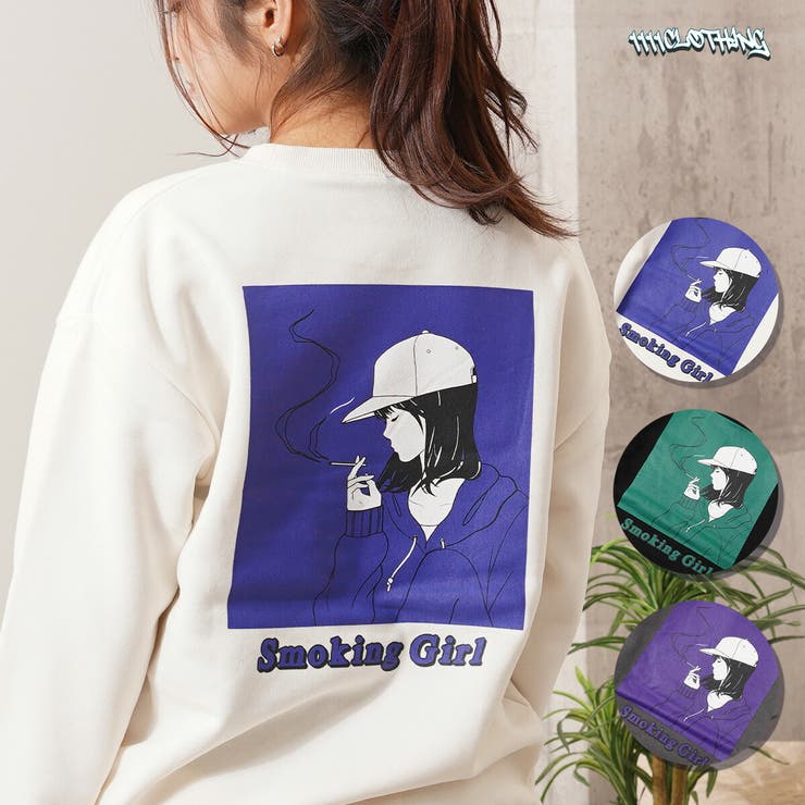 バックプリント スウェット クルーネック | ONE 4 PREMIUM | 詳細画像1 