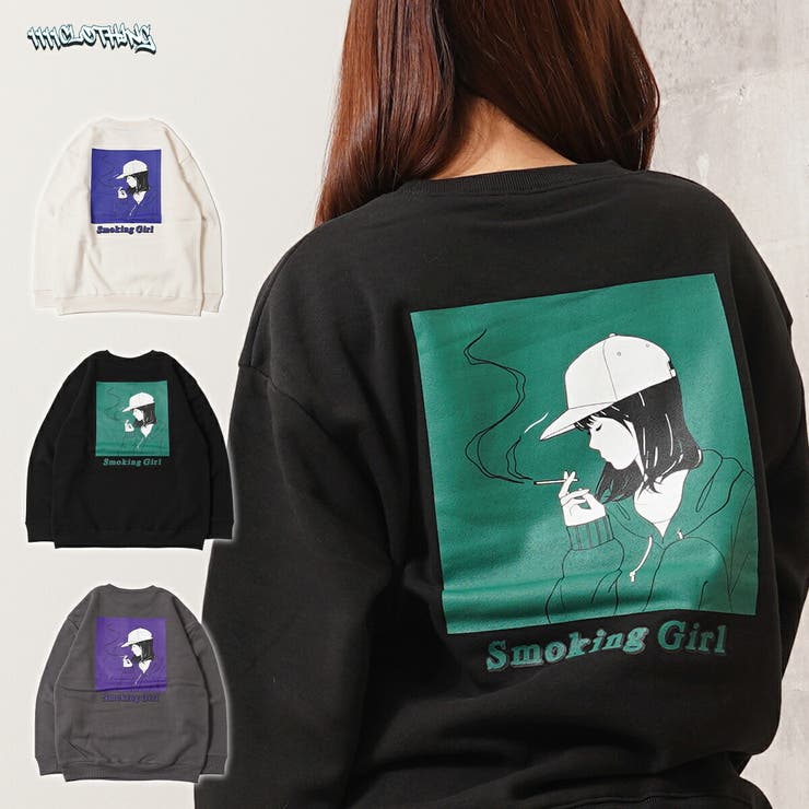 バックプリント スウェット クルーネック | ONE 4 PREMIUM | 詳細画像1 