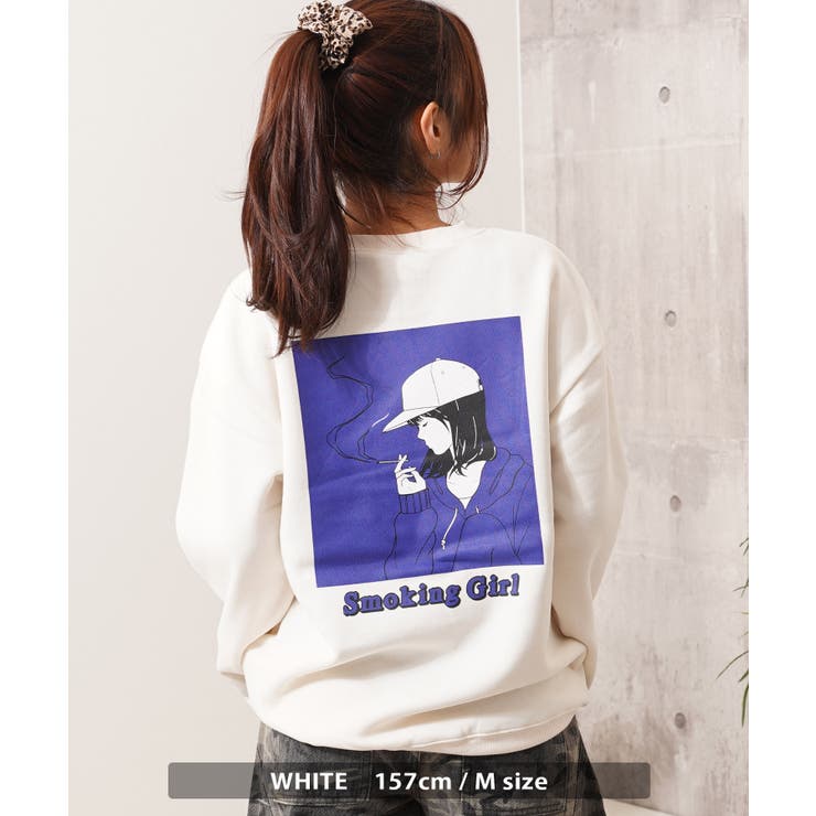 バックプリント スウェット クルーネック | ONE 4 PREMIUM | 詳細画像5 