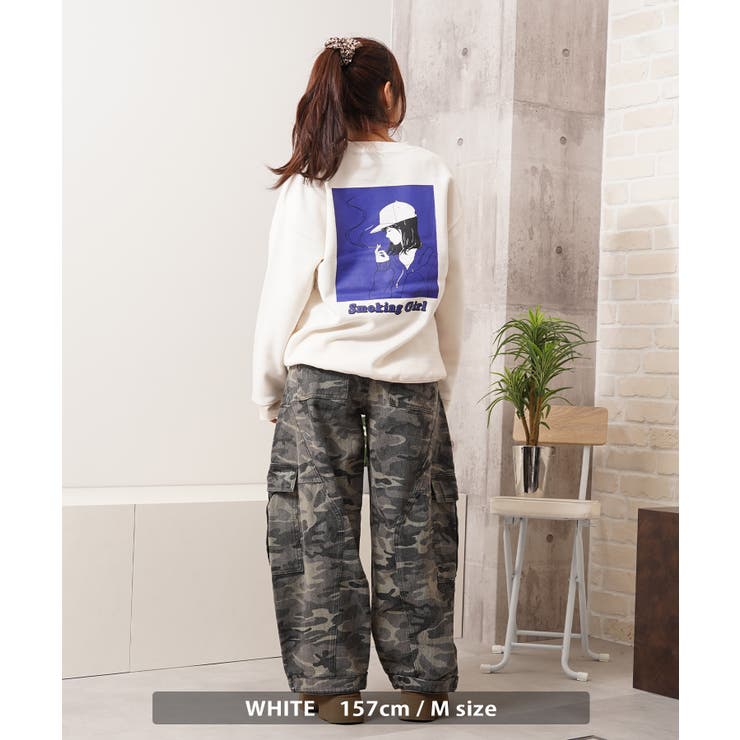 バックプリント スウェット クルーネック | ONE 4 PREMIUM | 詳細画像7 