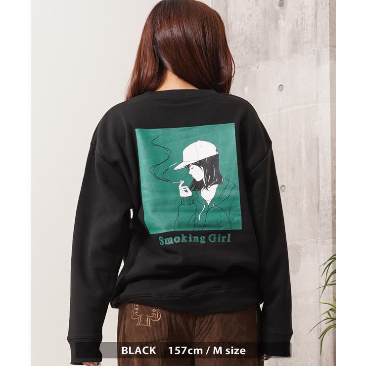 バックプリント スウェット クルーネック | ONE 4 PREMIUM | 詳細画像8 