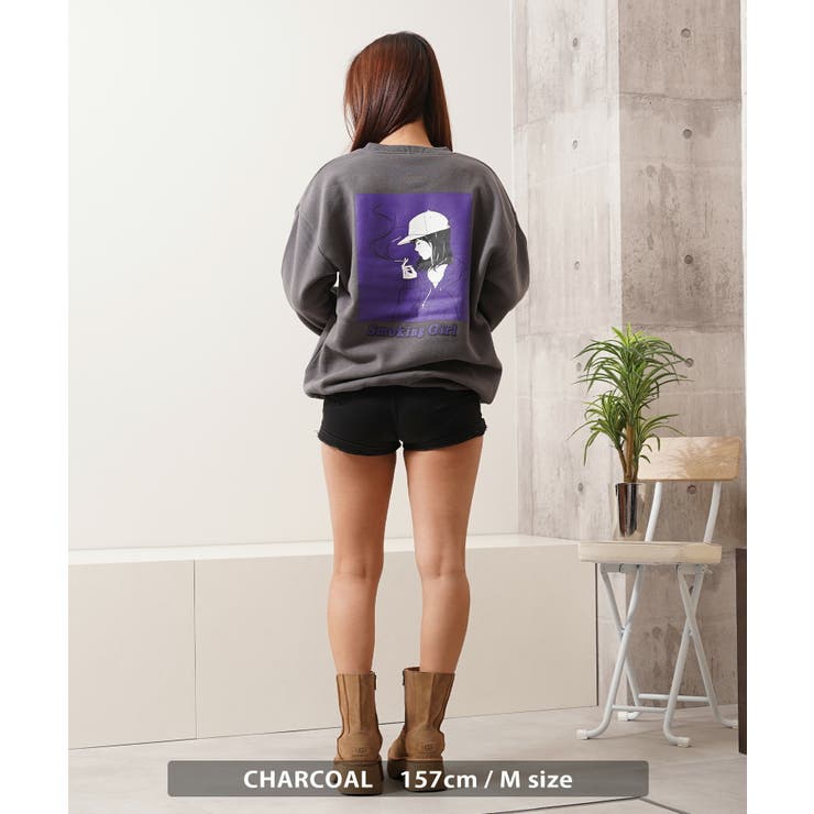 バックプリント スウェット クルーネック | ONE 4 PREMIUM | 詳細画像14 