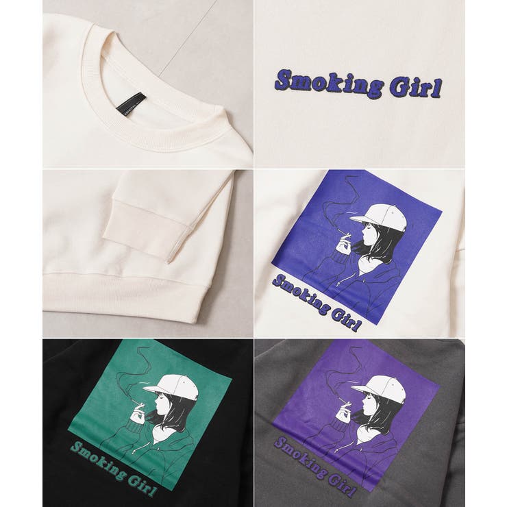 バックプリント スウェット クルーネック | ONE 4 PREMIUM | 詳細画像15 