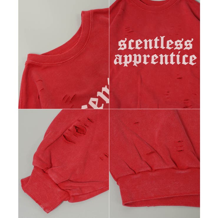 ◆硫化染め ダメージ加工 ロゴトレーナー◆ | ONE 4 PREMIUM | 詳細画像4 